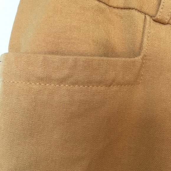 Banana Republic Martin Fit Mustard Slim-Straight Work Pants Size 6 - Picture 6 of 7